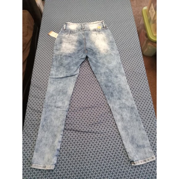 WAIST 29 SIZE 11 SKINNY JEANS STRETCH DENIM PUSH UP ACID 11-4 CUTIE 1409 SZ11 - Picture 9 of 11